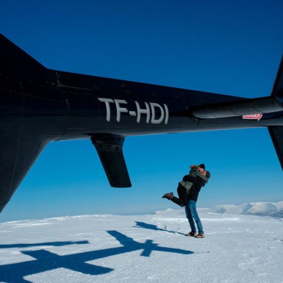 TOUR EN HÉLICOPTÈRE, ISLANDE