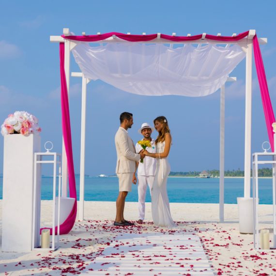 Cérémonie de mariage sur la plage